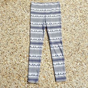 Free People Reindeer Knit Leggings Size S